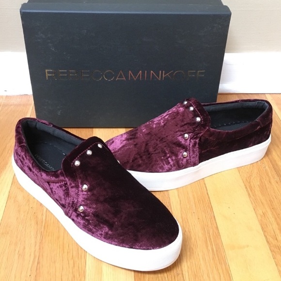 Rebecca Minkoff Noelle Stud Velvet Slip 